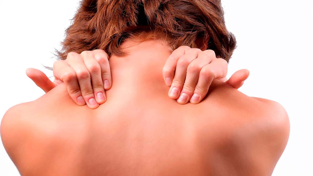 Dor na osteocondrose cervical
